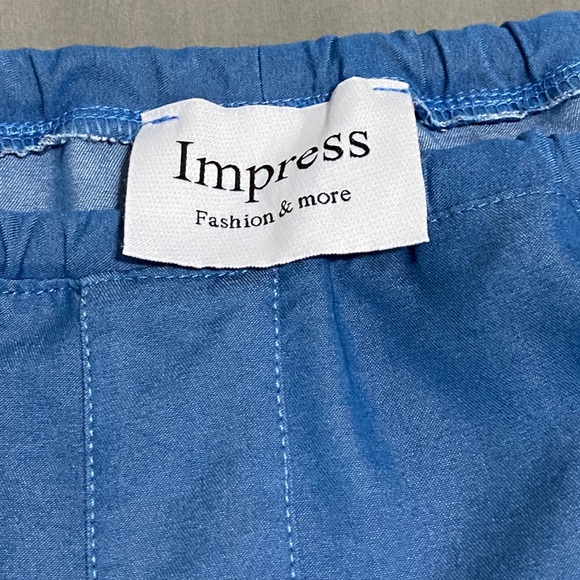 Puffy Long Sleeved Shirt, Blue, One Size - Picture 3 of 3